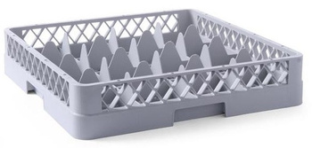 Kosz do zmywarek gastronomicznych Hendi, na szkło (16 elementów)
