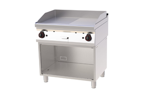 FTHRC 70/80 G ﻿Płyta grillowa gazowa ryflowana gładka