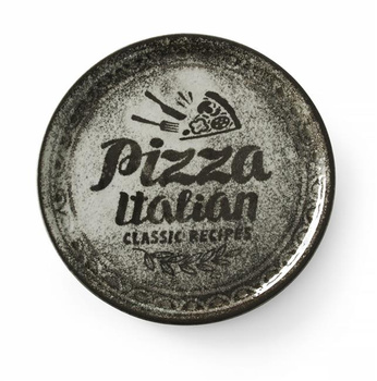 Talerz do pizzy Recipe Collection Black, HENDI, czarny, o310mm Wariant podstawowy