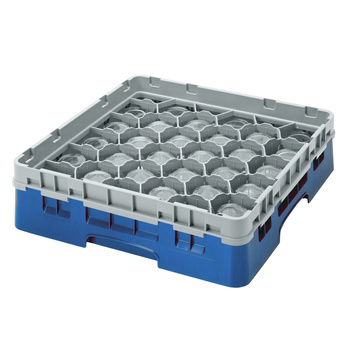 Kosz na szkło - śr. szklanki. 7,94 cm wys.21,6 cm granatowy