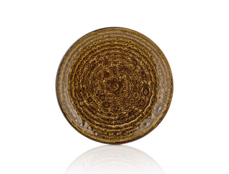 COWRY YELLOW TALERZ PŁASKI ŚR. 210 MM