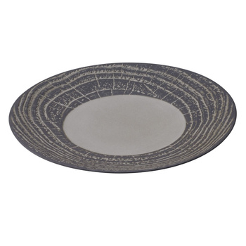 Arborescence talerz plaski 28 cm szary