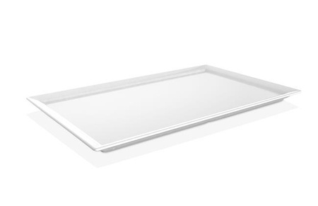 Taca GN 1/1 z melaminy, biała GN 1/4 Fine Dine