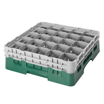 Kosz na szkło - szklanki max.śr 8.7 cm, wys. 23.8cm zielony