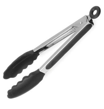 Szczypce uniwersalne silikonowane, dł. 24 cm, nierdzewne Hendi 171301