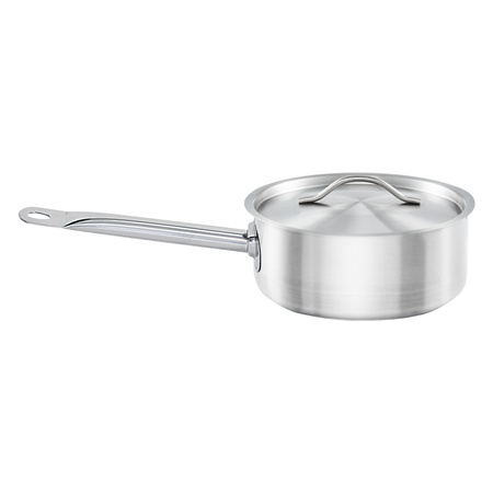 Rondel z pokrywką, stalowy, Basic, O 200 mm, V 2.2 l