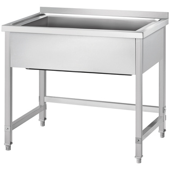 Stół z basenem 1-komorowym skręcany 1000x700x850 mm h=300 mm