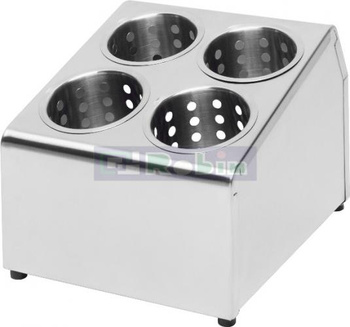 Pojemnik na sztućce 4-częściowy, Hendi 552407