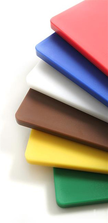 Deska do krojenia HACCP GN 1/2, czerwona, Hendi 826119