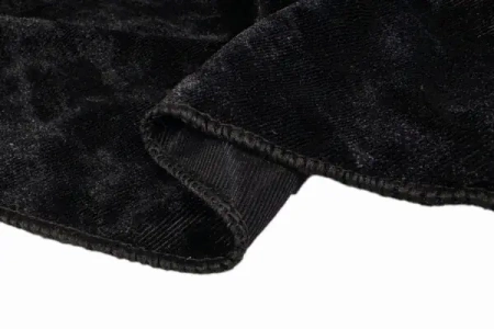 Obrus prostokątny aksamitny 280x160cm Velvet czarny