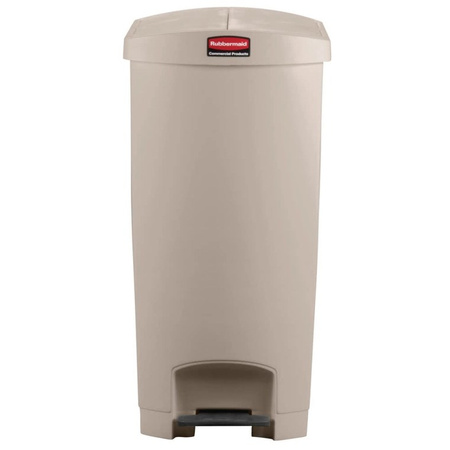 Kosz na śmieci z pedałem End Slim Jim 90 l beżowy