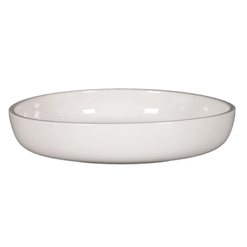 STONE Talerz głęboki 24 cm biały