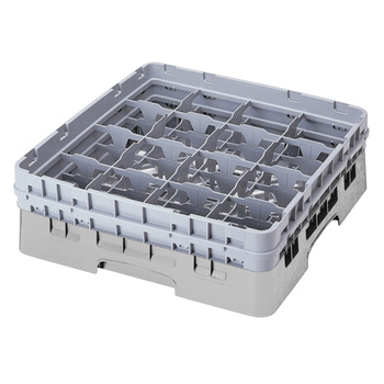 Kosz na szkło - śr. szklanki 14,8, wys. 13,2 cm szary