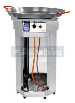 Grill gazowy Hendi Fiesta-600, z patelnią do paelli