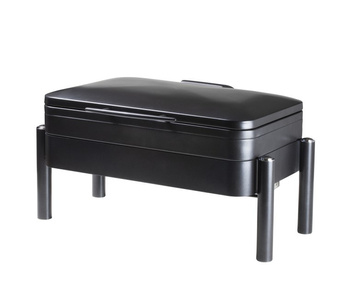 BUFET PODGRZEWACZ GN 1/1 PEŁNA POKWYWA PODSTAWA CZARNY 660X470 MM