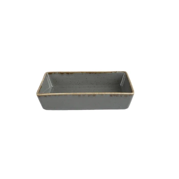 Naczynie do przystawek Stone Seasons 160 x 110 mm szare