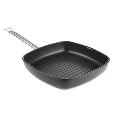 Patelnia grillowa, 28x28 cm, aluminiowa z powłoką tytanową Hendi 629802