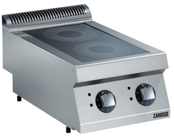 KUCHNIA INDUKCYJNA 2 PALNIKOWA NASTAWNA, 7 KW, 400 MM