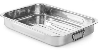 Brytfanna, 35x24,5x5,5 cm, nierdzewna Hendi 508510