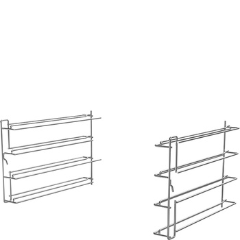 Zestaw prowadnic do rusztów lub płaskich tac GN 1/1