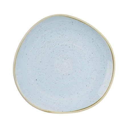 STONECAST DUCK EGG TALERZ PŁASKI O ORGANICZNYM KSZTAŁCIE 264 MM