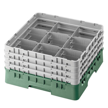 Kosz na szkło - śr. szklanki 14,8, wys. 30 cm zielony