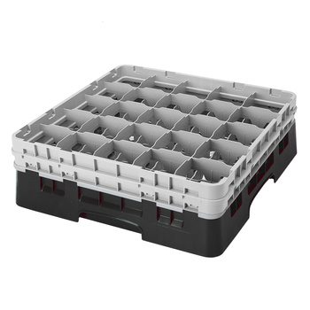 Kosz na szkło - śr. szk. 8,7, wys. 19,4 cm czarny