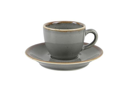 Filiżanka elegancka do espresso Stone Seasons 80 ml szara