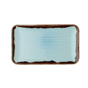 HARVEST TURQUOISE Półmisek prostokątny Organic 270 x 160 mm/12 szt.