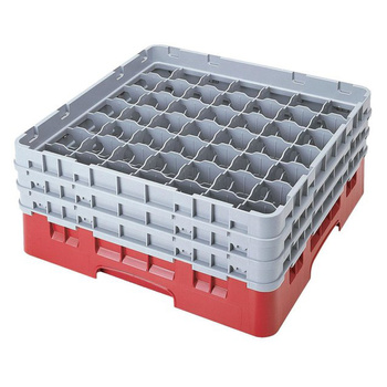 Kosz na szkło - śr. szkl. 6 cm, wys. 30 cm czerwony