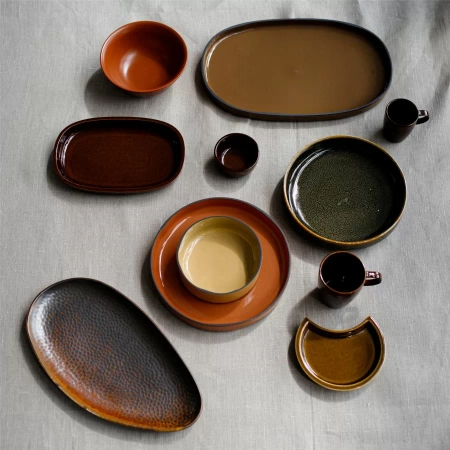 SUGGESTIONS/ Ashore Talerz/pokrywka 14,5 cm, brązo