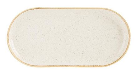 Półmisek owalny Sand Seasons 300 x 150 mm beżowy