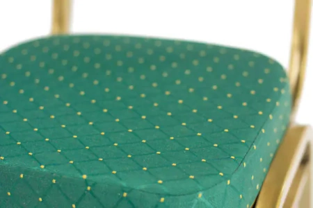 Krzesło bankietowe FUGI kolor zielony wzorek 25x25x1,2cm