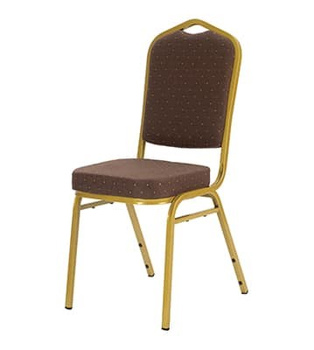 Krzesło bankietowe FUGI 25x25x1,2 cm brązowy wzorek