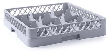 Kosz do zmywarek gastronomicznych Hendi, na szkło (9 elementów)