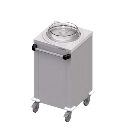 Dystrybutor talerzy neutralny pojedynczy mobilny 550x510x880 mm