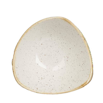 Miska trójkątna 235 mm Stonecast Barley White Churchill