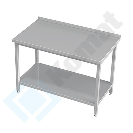 Stół przyścienny z półką 700x600 mm KST-003