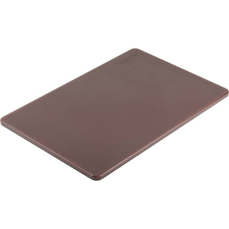 Deska do krojenia HACCP 45x30 cm, brązowa, Stalgast 341456