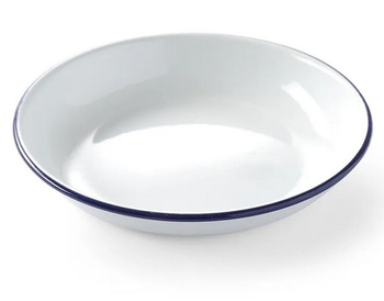 Talerz głęboki emaliowany śr. 18 cm, Hendi 621240