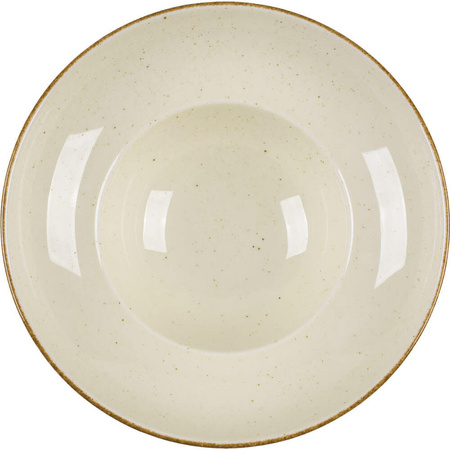 Talerz głęboki do pasty, kolor kremowy, Kaszub, O 260 mm