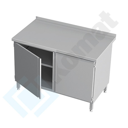 Stół przyścienny z drzwiami skrzydłowymi 800x600 mm KST-023