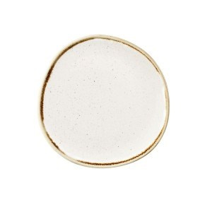 STONECAST BARLEY WHITE Talerz płytki Organic 210 mm/12 szt.