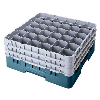 Kosz na szkło - śr. szkl. 7,2  cm, wys. 30 cm niebieski