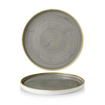 Talerz płytki z rantem 260 mm Peppercorn Grey Churchill