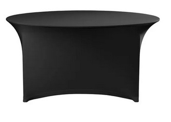 Obrus okrągły Symposium czarny śr. 180 cm Hendi 814468