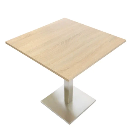 Stół kawiarniany kawowy barowy ARP177 68x68x1,8cm - kwadratowy sonoma