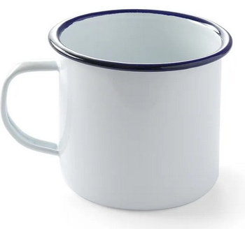 Kubek emaliowany z uchwytem, poj.  0,36 l, Hendi 621295