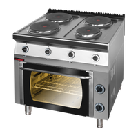 Kuchnia elektryczna z piekarnikiem elektrycznym 700.KE-4/PE-1T | LINIA 700