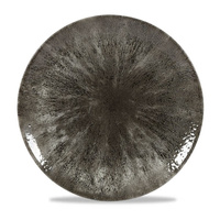 STONE QUARTZ BLACK TALERZ PŁASKI COUPE ŚR. 288 MM